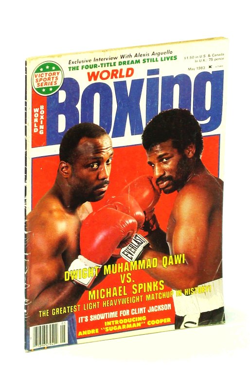 World Boxing [Magazine], May 1983 - Dwight Muhammad Qawi Vs. Michael Spinks Cover Photo