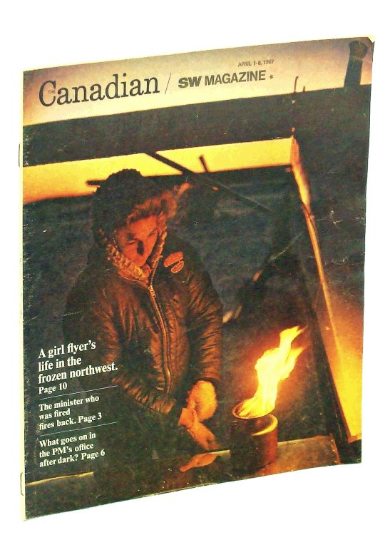 Canadian SW [Star Weekly Magazine], April 1-8, 1967: Bush Pilot Berna Studer / Sponge Dealer Alexander Gerolimatos
