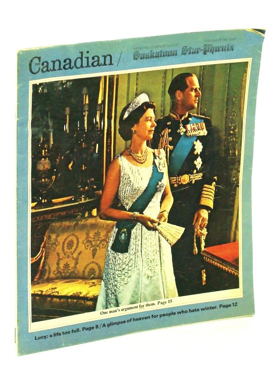 Canadian Magazine, February [Feb.] 18, 1967: Claude Bissell - President of the U.of T. / The Fashions of Mintja deJong and Coosea McDermott / Curler Pappy Wood
