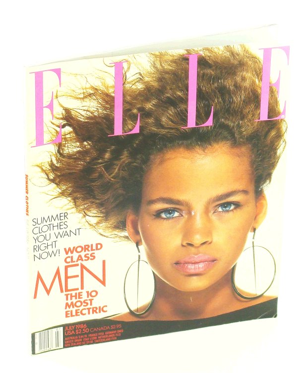 Elle Magazine July 1986, Volume 1, Number 11 - Kersti Bowser Cover