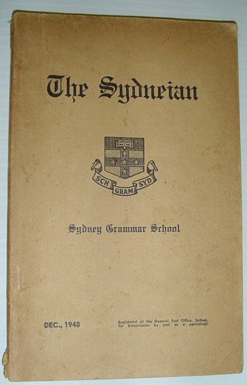 The Sydneian, December 1948 - Sydney (Australia) Grammar School