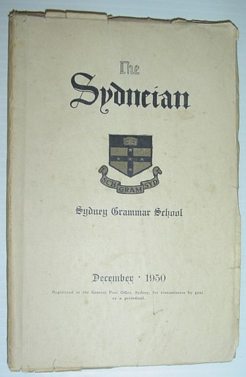 The Sydneian, December 1950 - Sydney (Australia) Grammar School