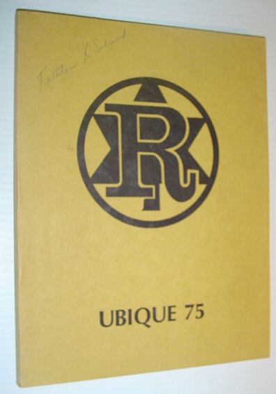 Ubique 1974-1975, Volume 8: Yearbook of Reynolds Secondary School, Victoria, British Columbia