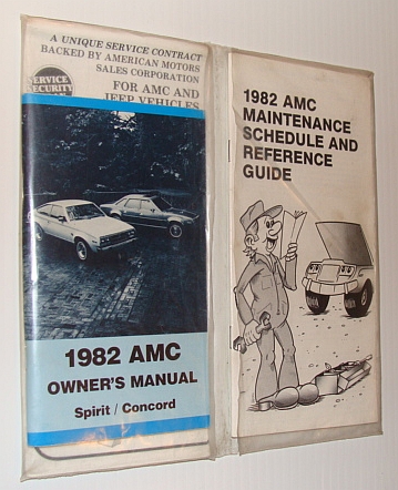 1982 AMC Spirit / Concord Owner's Manual