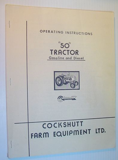 Operating Instructions (Cockshutt) 
