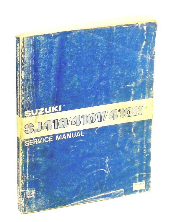 Suzuki SJ410 / 410V / 410K Service Manual (SR-7950-EN)