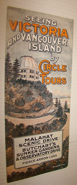 Seeing Victoria and Vancouver Island By Circle Tours - Malahat Scenic Drives, Butchart's Sunken Gardens & Observatory Drive - Pierce-Arrow Cars
