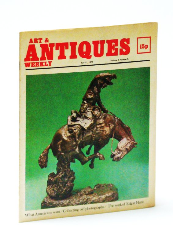 Image for Art & (and) Antiques Weekly, July 17, 1971: The Work of Edgar Hunt Art & (and) Antiques Weekly, July 17, 1971: The Work of Edgar Hunt
