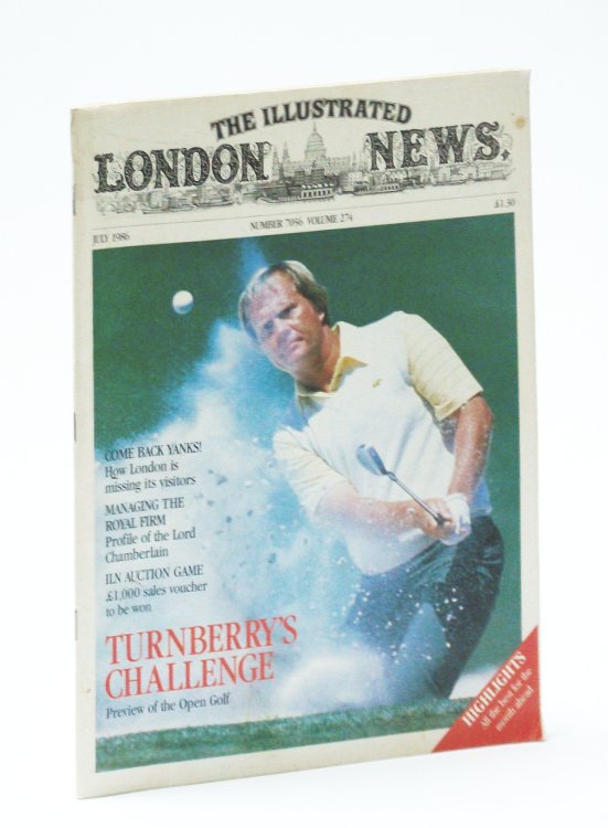 The Illustrated London News [Magazine], July 1986 - Jack Nicklaus Cover Photo