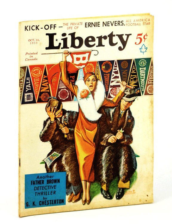 Liberty Magazine, October [Oct.] 14, 1933, Vol. 10, No. 41 - The Private Life of Football Star Ernie Nevers