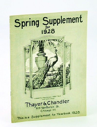 Image for Thayer & Chandler Spring Supplement for 1928: Supplement to Yearbook 1928 Thayer & Chandler Spring Supplement for 1928: Supplement to Yearbook 1928