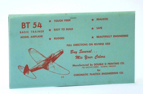 Image for BT 54 Basic Trainer Model Airplane BT 54 Basic Trainer Model Airplane
