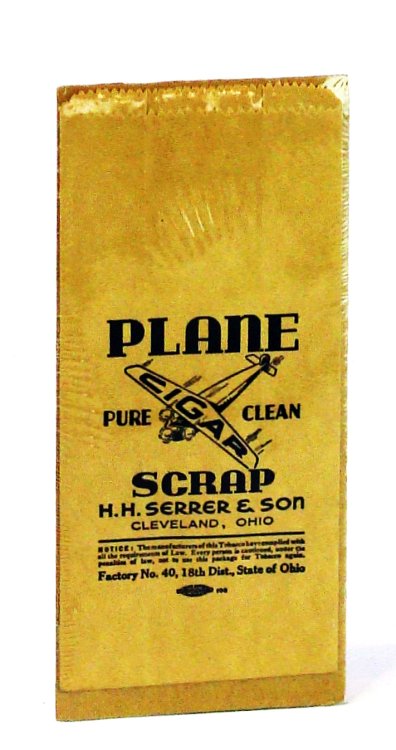Plane Cigar Brand Cigar Scrap / Cuttings Bag