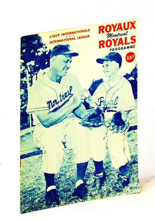 Royaux Montreal Royals Programme, Ligue Internationale / International League, Summer 1960