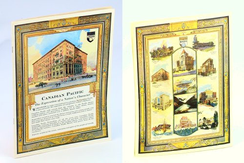 Royal Alexandra Hotel, Winnipeg, Manitoba - Vintage Promotional Booklet For This Fine Canadian Pacific Hotel