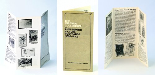 The Miranda Collection of Anti-Semitic Picture Postcards (1890-1920) - An Educational Resource Series of 35mm Slides [Promotional Brochure]