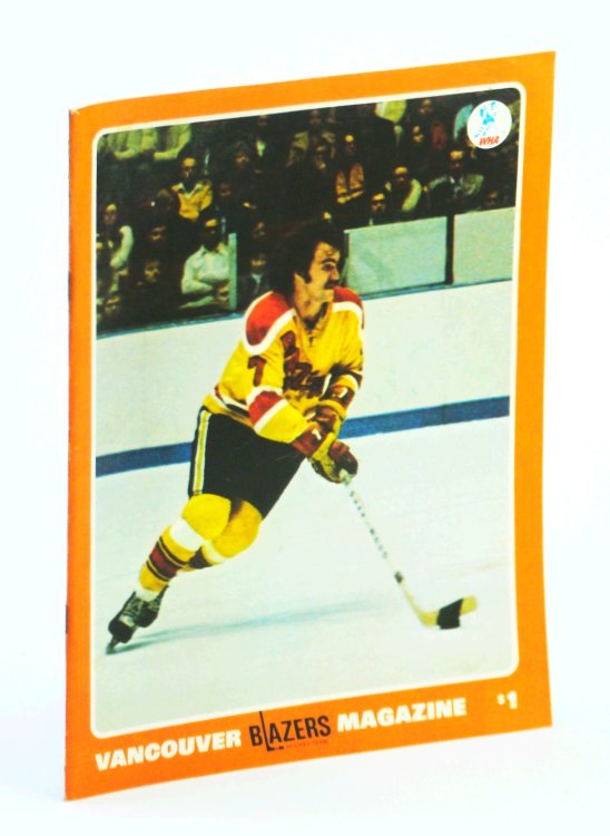 Vancouver Blazers Magazine, Volume II, Issue No. 30, March 5, 1975 : Cover Photo of Ron Chipperfield
