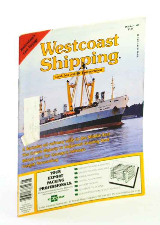 Westcoast Shipping [Magazine] - Your Connection to Land, Sea, Air in the Pacific Rim, October 1997