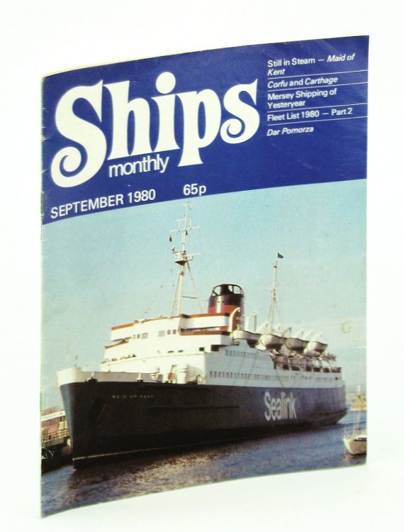 Ships Monthly - The Magazine for Shiplovers Ashore and Afloat, September 1980 - Mersey Shipping of Yesteryear