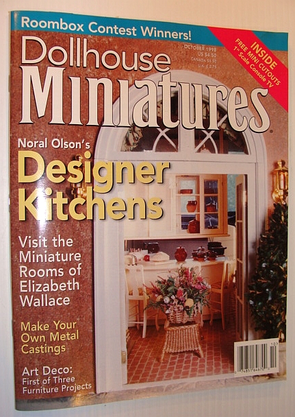 Image for Dollhouse Miniatures Magazine, October 1998 *Noral Olson's Designer Kitchens* Dollhouse Miniatures Magazine, October 1998 *Noral Olson's Designer Kitchens*