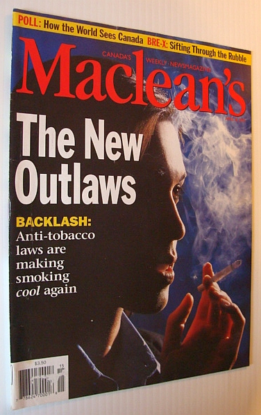 Maclean's Magazine, 14 April 1997 - Anti-Smoking Laws Are Making Smoking Cool Again!