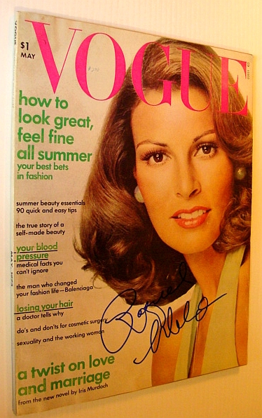 Vogue Magazine (US), May 1973 *SIGNED BY COVER MODEL RAQUEL WELCH*
