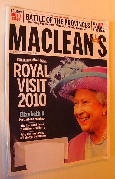 Maclean's Magazine, 5 July 2010 - Royal Visit 2010