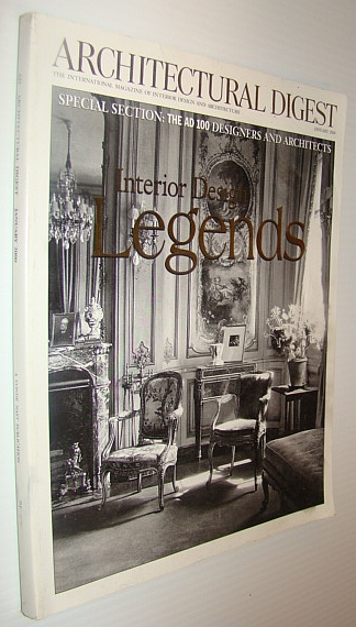 Architectural Digest Magazine, January 2000 - The AD 100 Designers and Architects