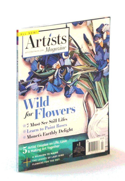 Artists Magazine, April [Apr.] 2018 - Wild for Flowers