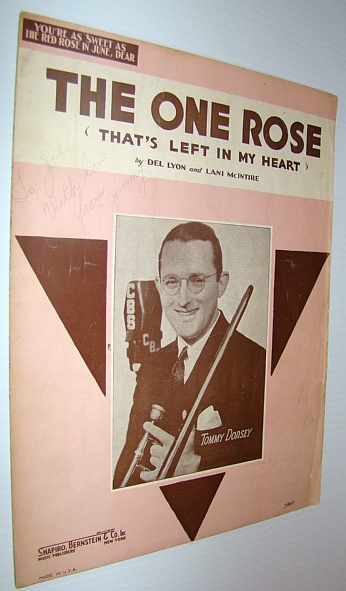 Image for The One Rose (That's Left in My Heart) - Sheet Music for Voice and Piano with Guitar Chords The One Rose (That's Left in My Heart) - Sheet Music for Voice and Piano with Guitar Chords