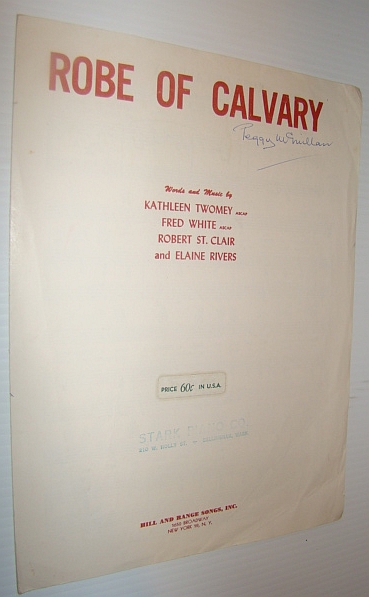 Robe of Calvary: Sheet Music for Piano and Voice with Ukulele Chords