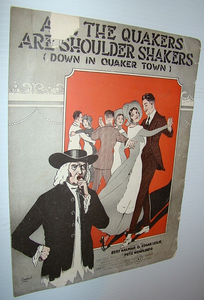 Image for All the Quakers are Shoulder Shakers (Down in Quaker Town) - Sheet Music for Piano and Voice All the Quakers are Shoulder Shakers (Down in Quaker Town) - Sheet Music for Piano and Voice