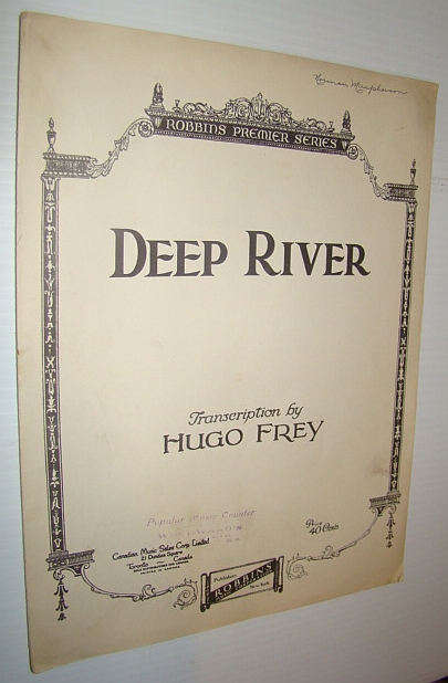 Deep River - Sheet Music for Voice and Piano