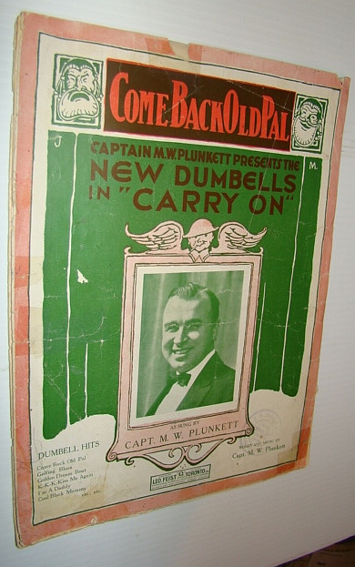 Come Back Old Pal - Sheet Music for Piano and Voice