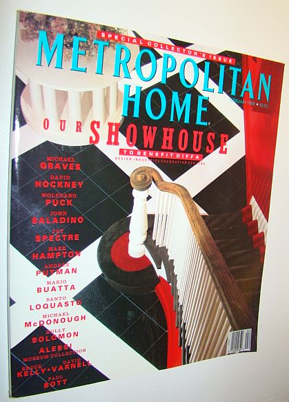 Metropolitan Home Magazine, February 1989 - Special Collector's Issue - Our Showhouse to Benefit DIFFA