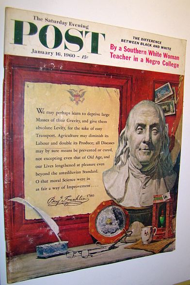 The Saturday Evening Post, January 16, 1960 - White Teacher in Negro College Describes Black/White Differences, The Soldi Family