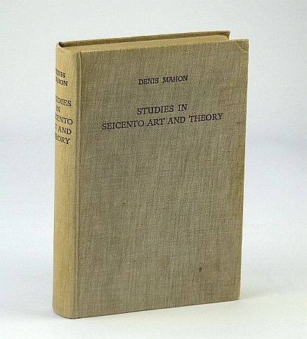 Studies in Seicento Art and Theory - Studies of the Warburg Institute, Vol. 16