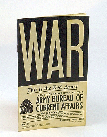 WAR: This is the Red Army, No. 38, February (Feb.) 20th, 1943