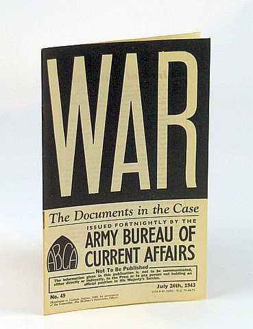 WAR: The Records Office. No. 49. July 24th, 1943