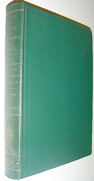 Ninth Census of Canada - 1951 - Neuvieme Recensement Du Canada: Volume VII (Seven) - Distribution, Retail Trade