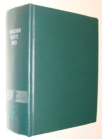 The Canadian Who's Who, with Which is Incorporated 