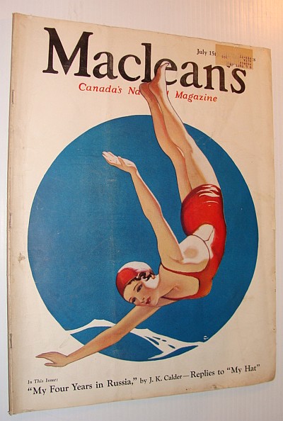 Maclean's Magazine, July 15, 1933 *MY FOUR YEARS IN RUSSIA - J.K. Calder*