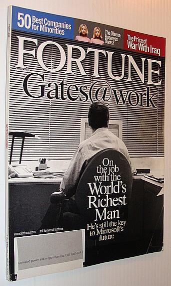 Fortune Magazine, July 8, 2002 *On the Job With Bill Gates*