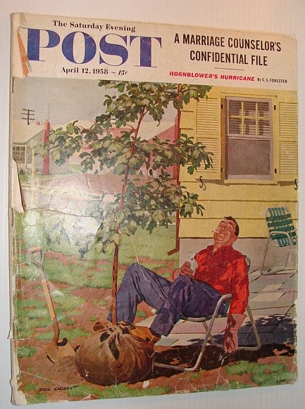 The Saturday Evening Post, 12 April 1958 *Private Life of Marshall Matt Dillon / James Arness*