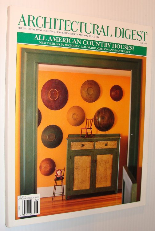 Architectural Digest Magazine, June 1998