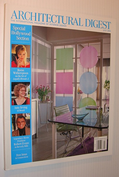 Architectural Digest Magazine, July 2003