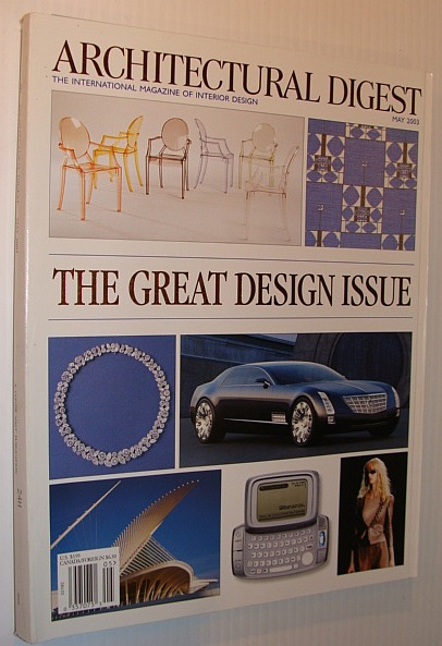 Architectural Digest Magazine, May 2003 *The Great Design Issue*
