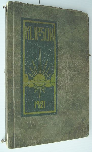 The Klipsun: 1921 Yearbook of the Washington State Normal School, Bellingham, Washington