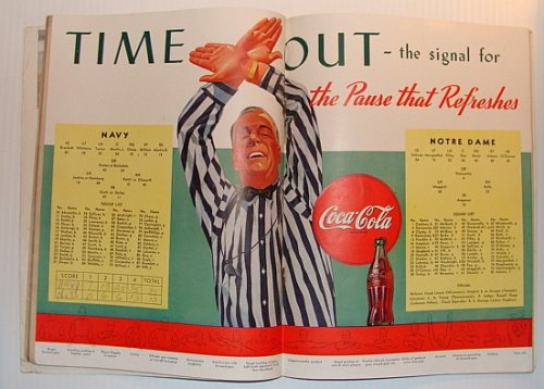 Navy / Notre Dame Football Game Program, November 4, 1944, Baltimore Stadium *Special Wartime Issue*