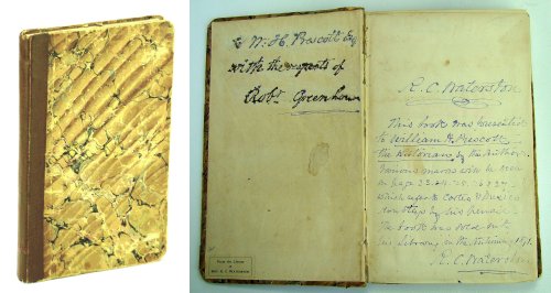 Memoir, Historical and Political, on the Northwest Coast of North America, and the Adjacent Territories; Illustrated By a Map and a Geographical View of Those Countries - Signed and Inscribed By Author to Historian William Hickling Prescott